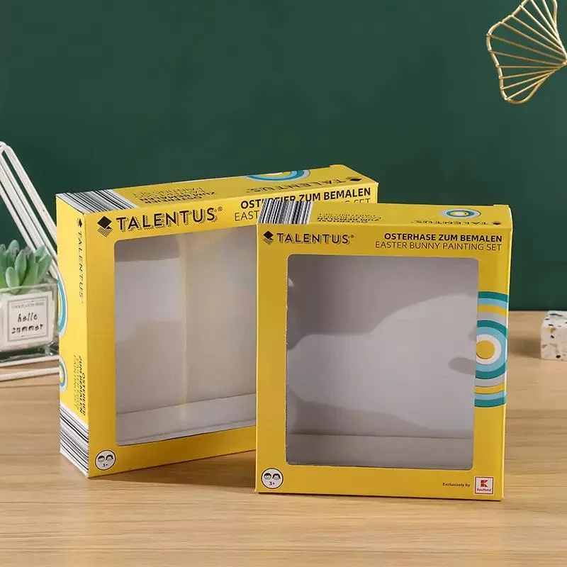 Doll Children Kids Toy Packaging Paper Box with PVC Window