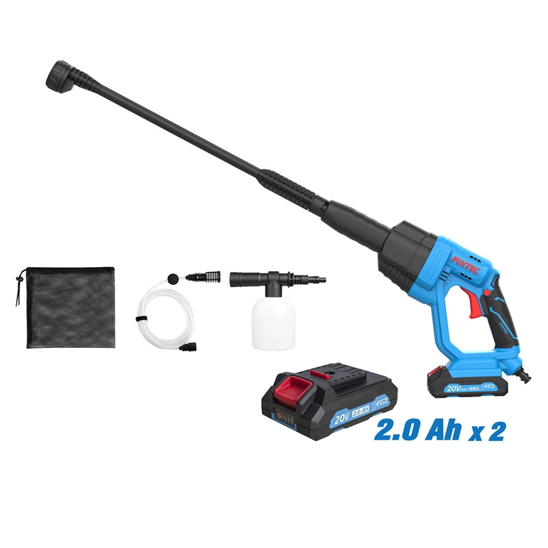 Fixtec 22bar 320psi 20V Cordless High Pressure Cleaner with 2X2000mAh Battery Pack