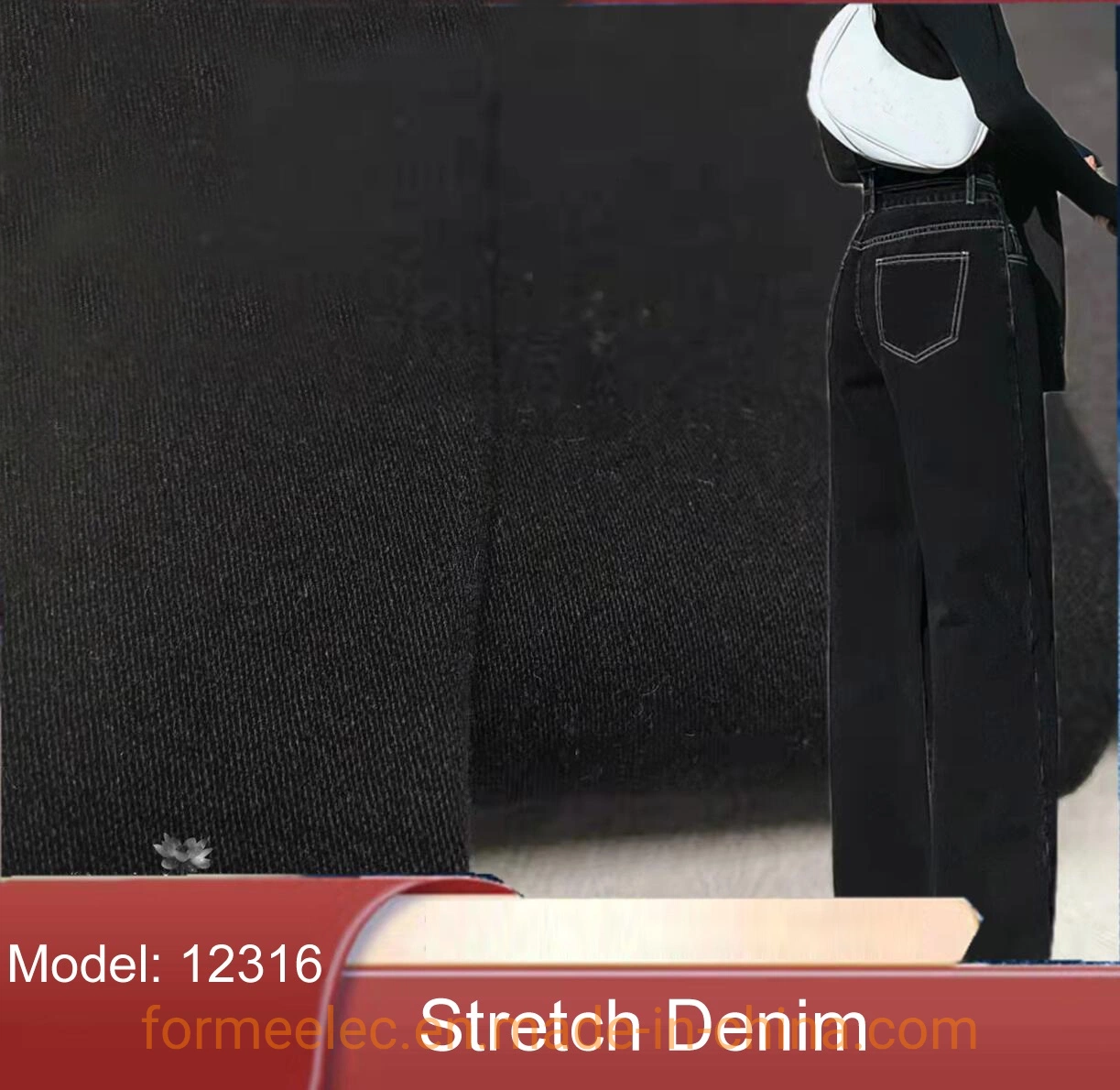 12s High Elastic 9.8oz Lightweight Denim Fabric Jean Cloth Jeanet Stretch Denim