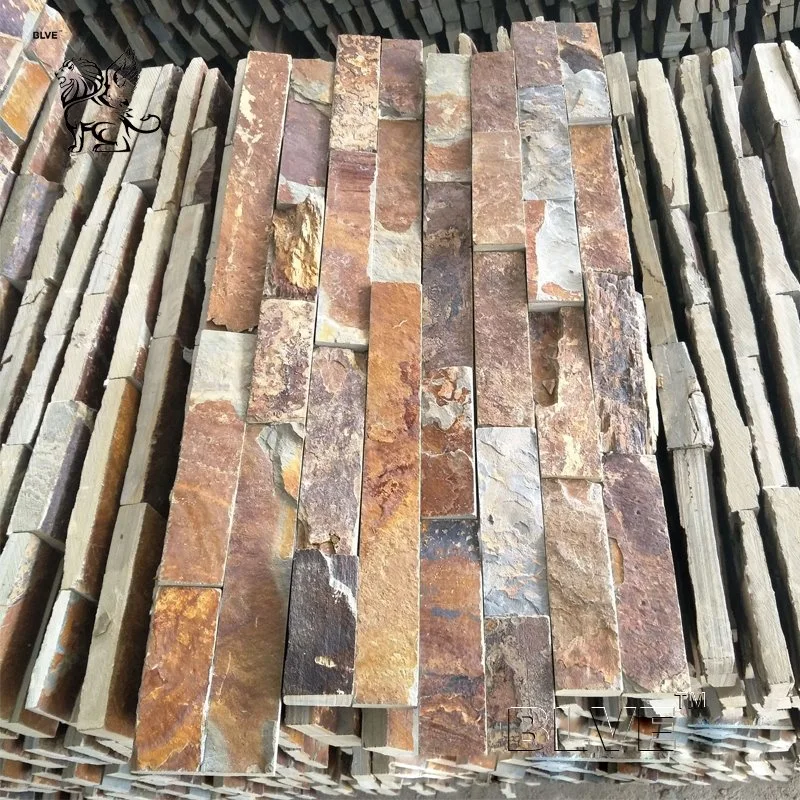 Blve Indoor Retro Fireplace Wall Natural Granite Stone Cladding Brick Marble Tiles Culture Stone Wholesale/Supplier