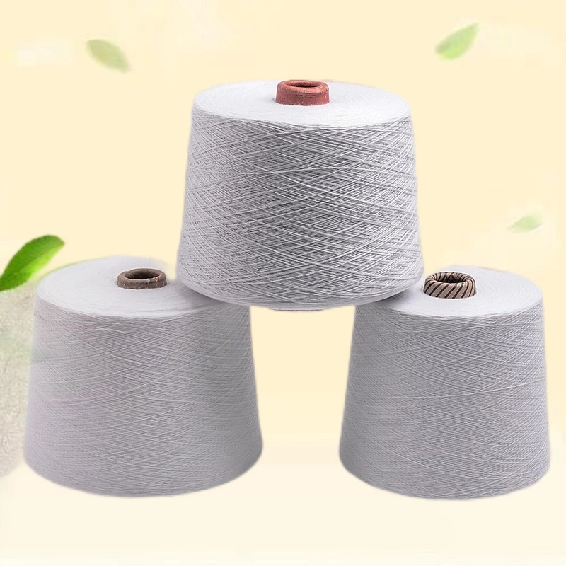 China Manufacturer Optical White AAA Grade 100% Spun Polyester Yarn 50s/3 for Sewing