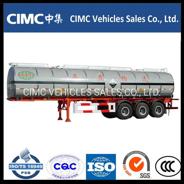 Cimc Used Aluninum Fuel Oil Water Adr Tank Bitumen Asphalt Tankers