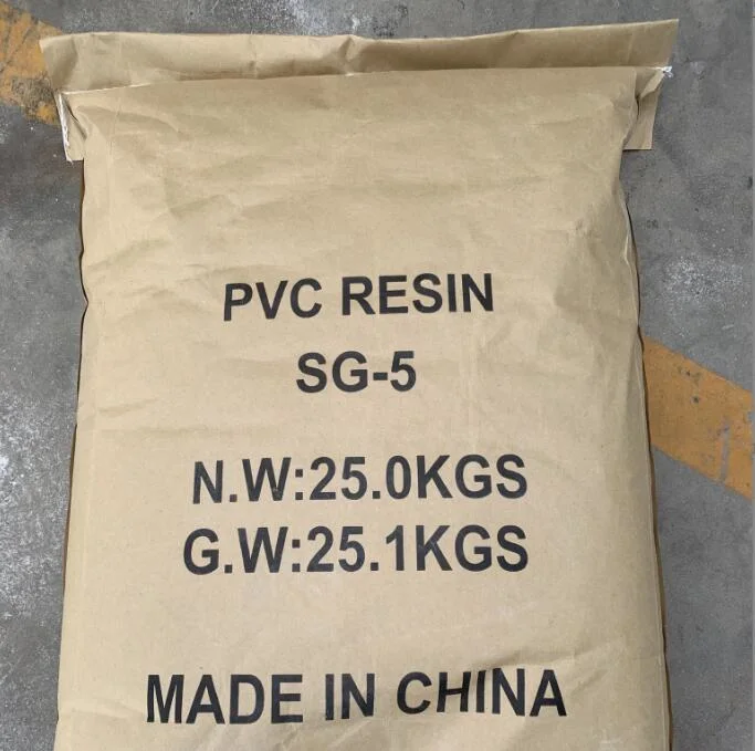 مواد خام PVC Resin SG3/SG5 متعددة الفينيل أنابيب كلوريد الأنابيب من الفئة G3