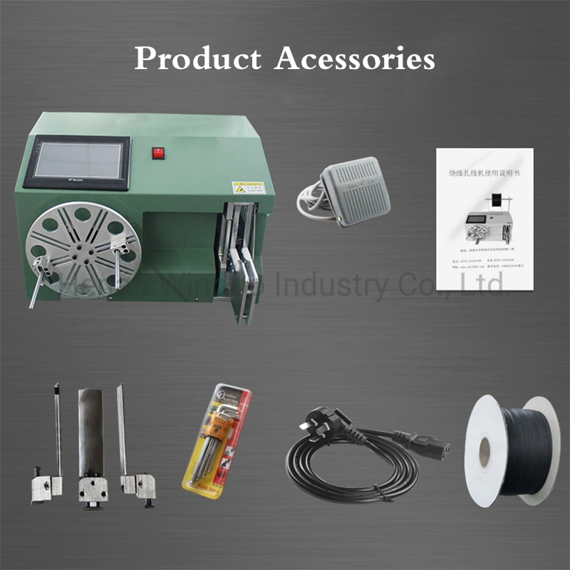 Automatic Cable Tie Coil Winding Wire Bunding Machine Meter Count Coil Wire Winding and Binding Tying Machine