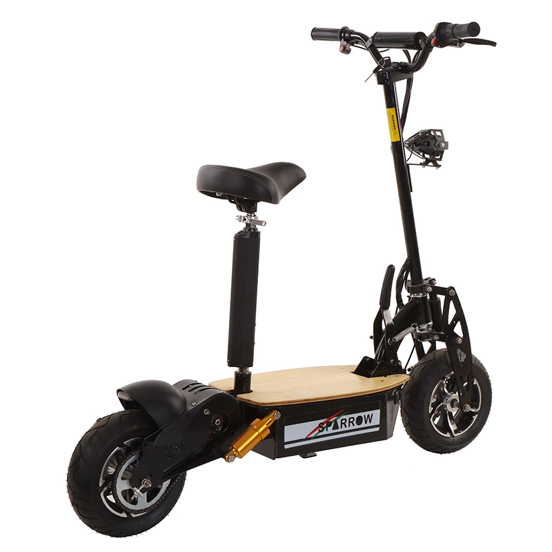 Scooter elétrica para adultos de 1600 W e 48 V, dobrável e portátil, com venda a quente