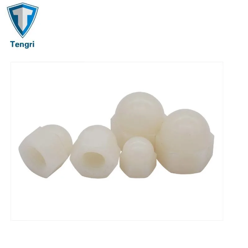 DIN 1587 Plastic Hexagonal Acorn Nut Nylon High Type Hexagon Cap Nuts with Internal Thread