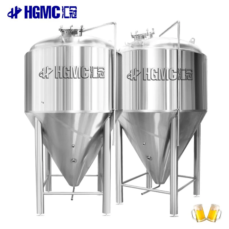 3000L 5000L Beer Fermenter Stainless Steel Double Jacketed Conical Beer Fementer Brewery Fermentation Tank