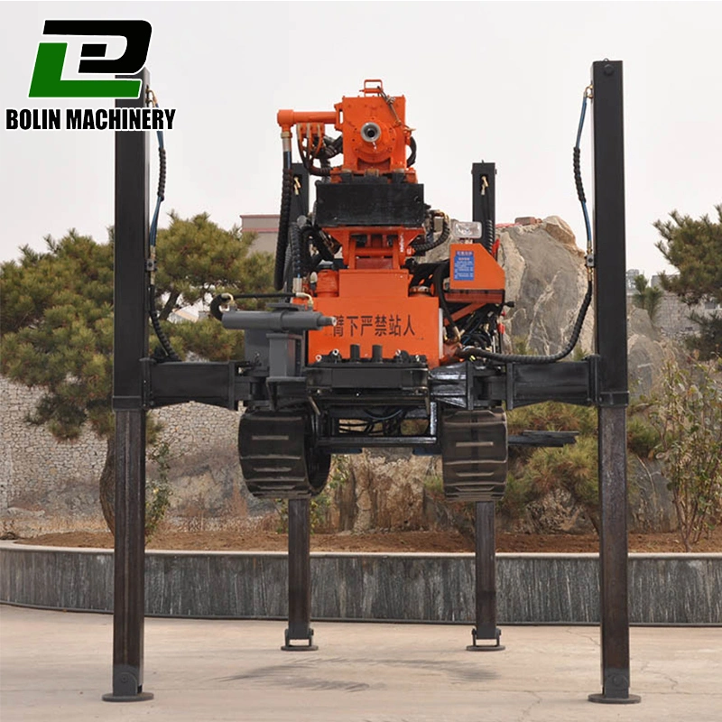 Crawler Drilling Rig 180m Water Well Drilling Rig with Air Compressor for Sale