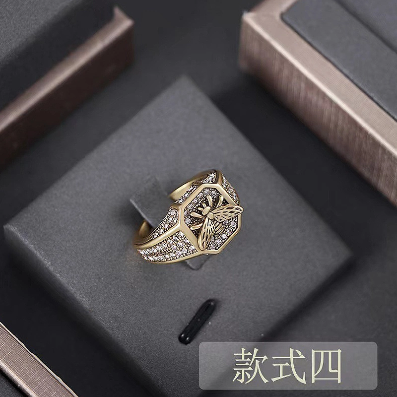 Wholesale/Supplier Repalic Brand Copper Rings Luxury Unisex Finger Jewellery Copper Fashion Accessories