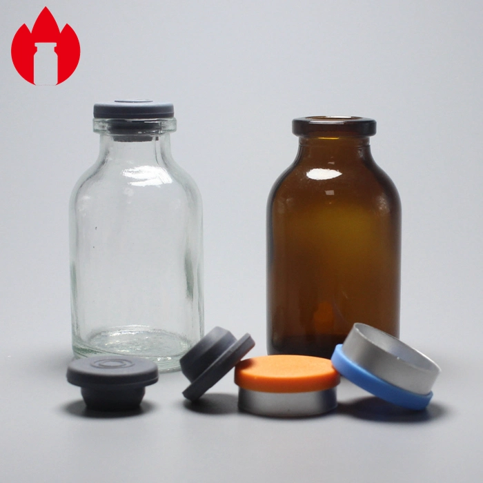 Amber Moulded Glass Bottle for Antibiotics Wholesale/Supplier