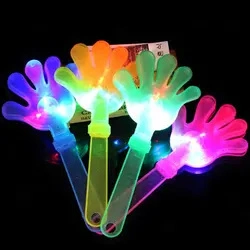 Wholesale/Supplier Eco-Friendly Plastic Noisemaker Colorful LED Flashing Hand Clapper