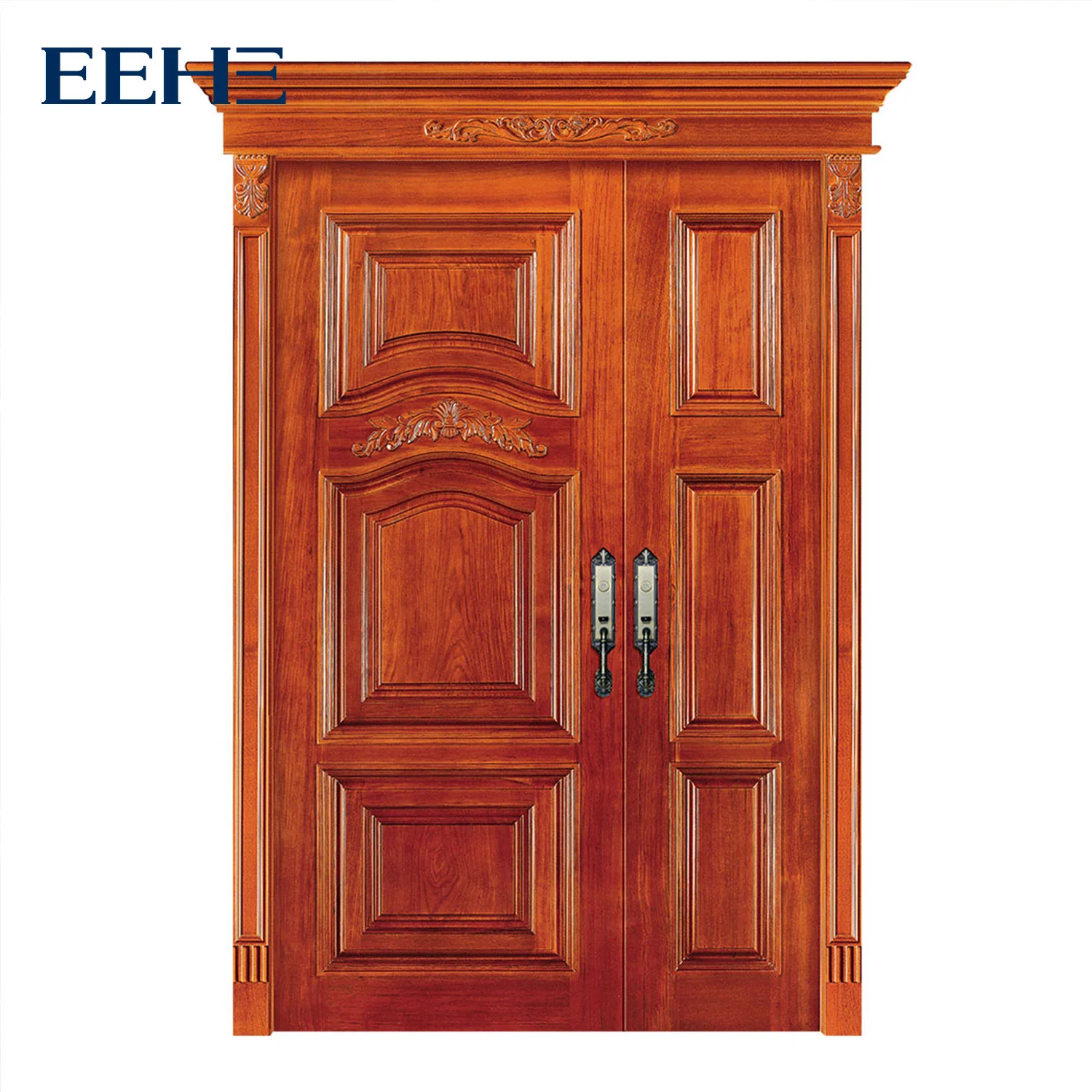 Banquet Hall Exclusive Club Entry Door Interior Color Painting Solid Wood Door