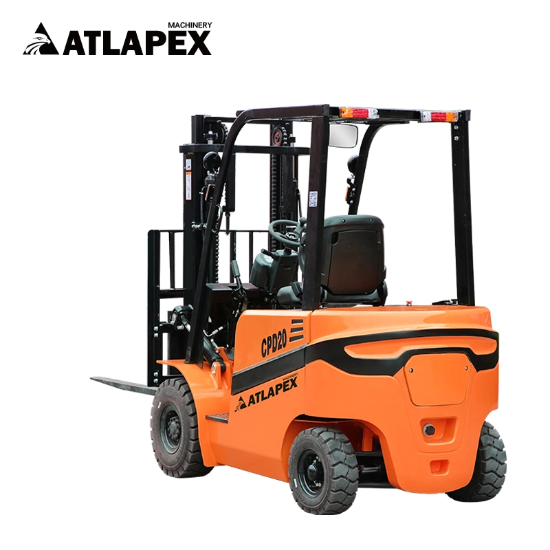 2t Four Wheel Electric Truck Counterbalanced Hydraulic Forklift Sitting Driving Style