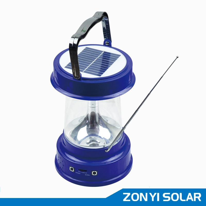 Linterna solar (solar camping luz) con la radio (ZY-03E)