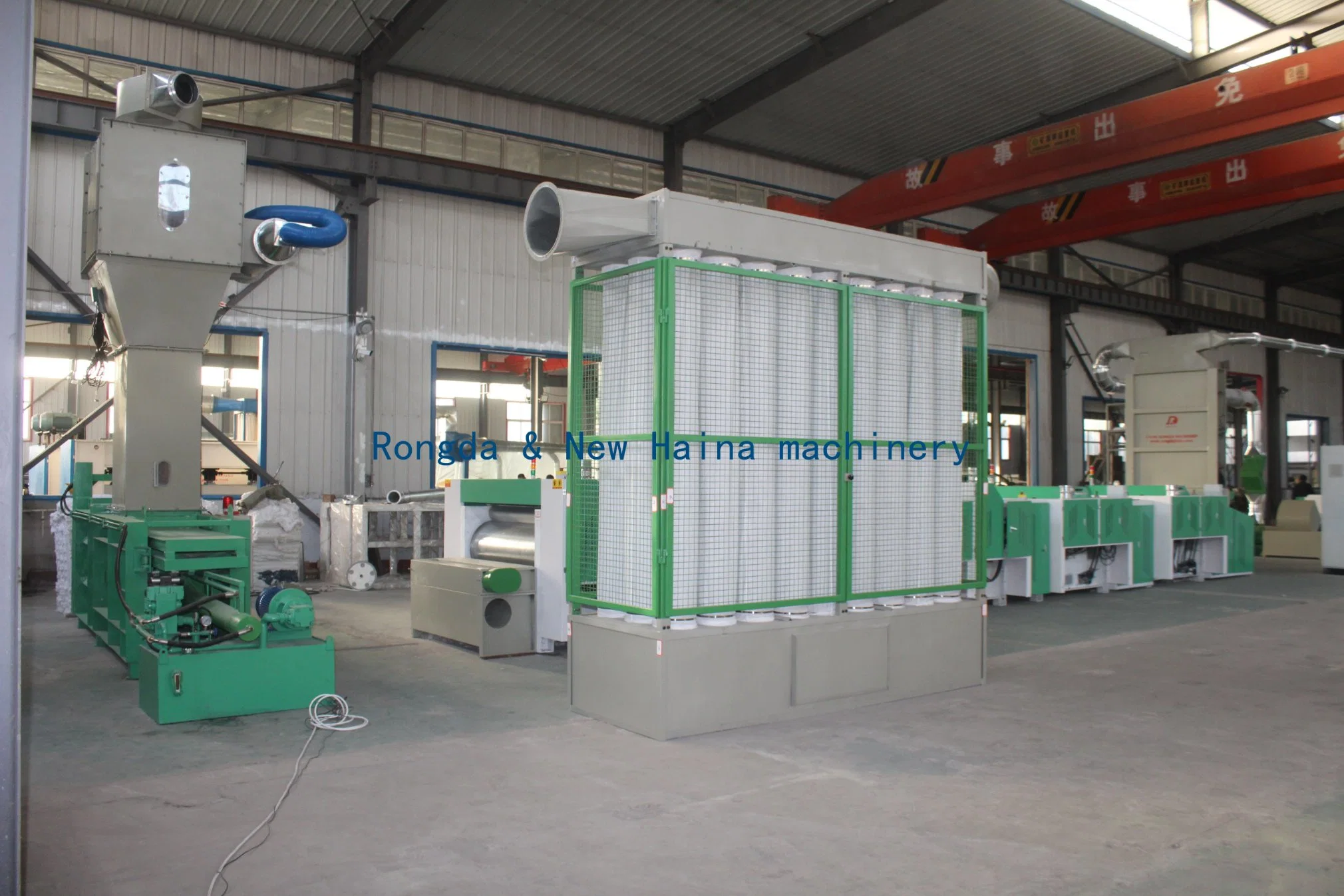 Cotton Waste Recycling Machine Opener Includes Seven Iron Rollers