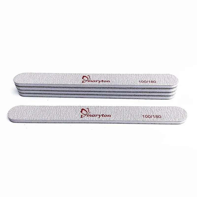 Runde Muster Manikue Nail Files Straight Private Label