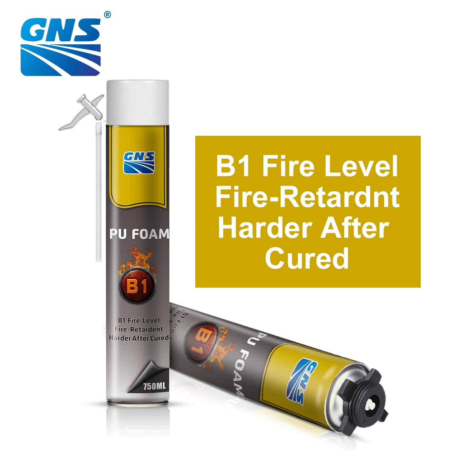 B1 Fire Retardant High Quality Expanding Construction Foam Polyurethane Adhesive Gap Sealant for Fire Retardant Project