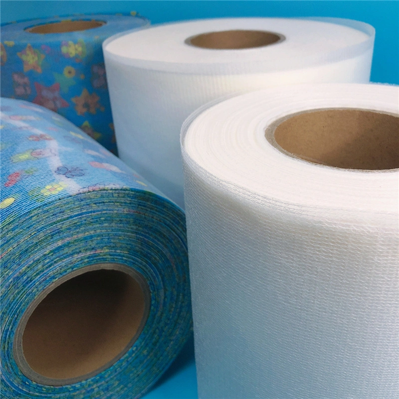 Brushed or Knitted Loop Adhesive Frontal Tape for Diaper Material