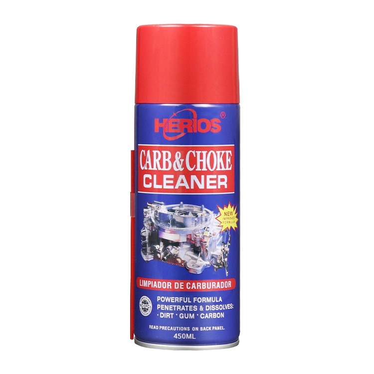 450ml Herios Carb and Choke Cleaner pour le nettoyage et l'entretien de voiture.