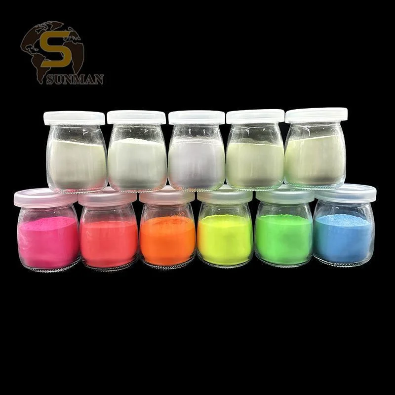 Fast Charging Photoluminescent Luminous Pigment Super Bright Multicolor Luminous Powder