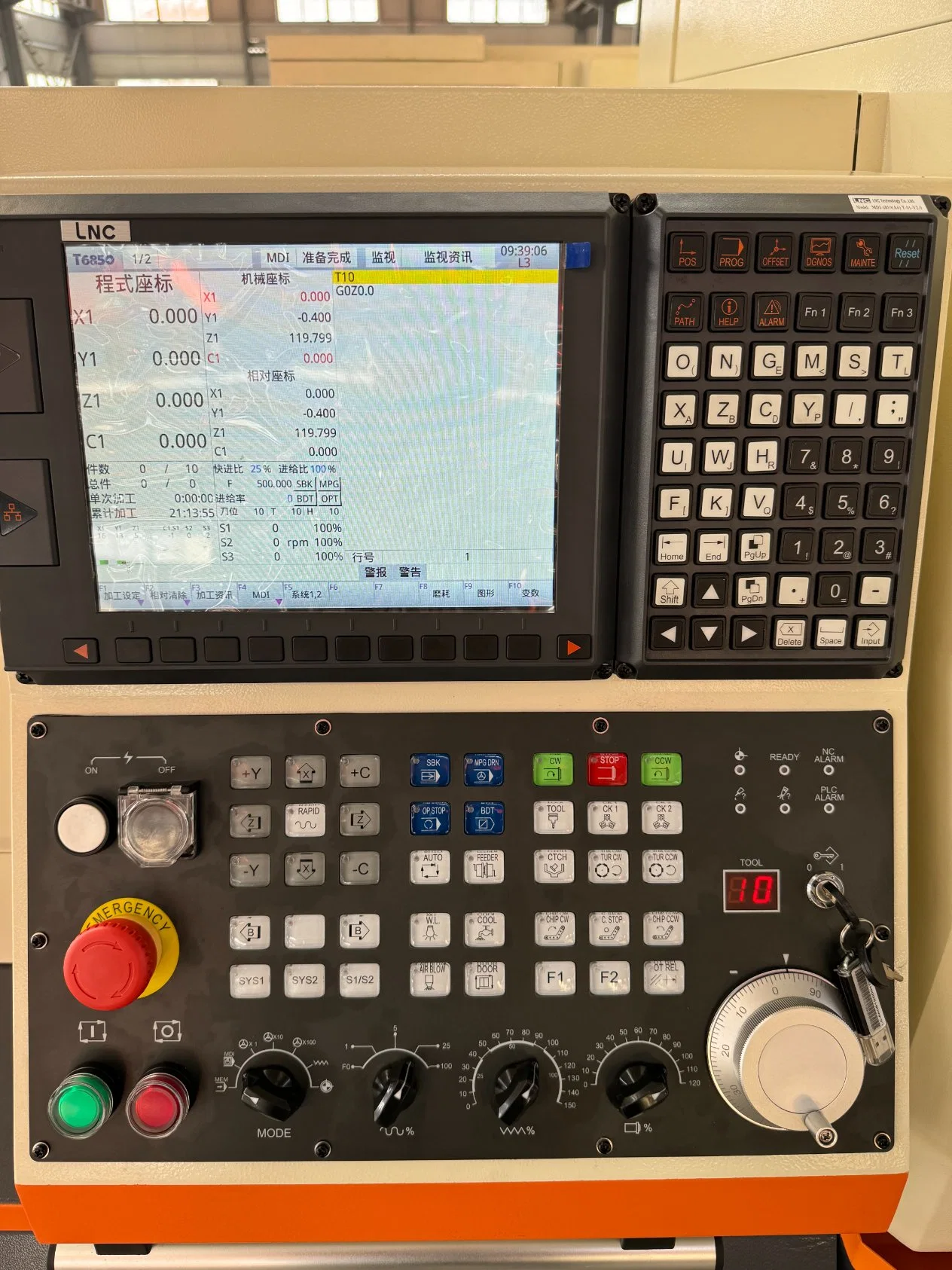 Máquina de tornos CNC Swiss tipo 5 B20 de eixo duplo