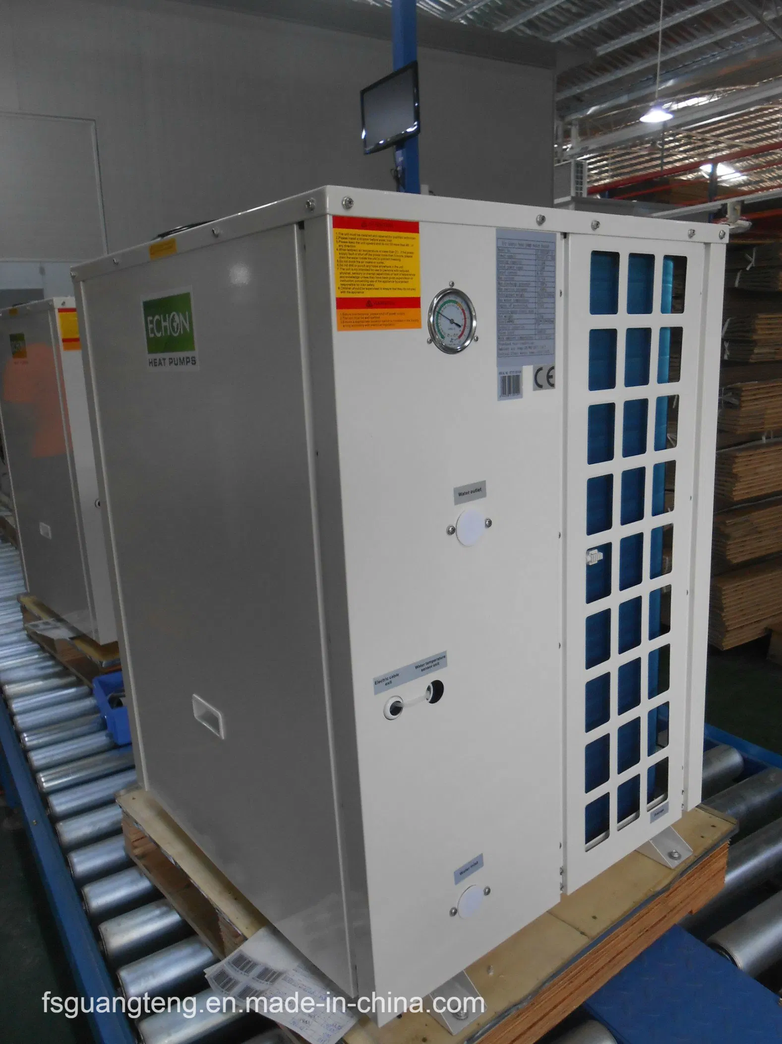 Guangteng Energieeinsparung Luftquelle Wärmepumpe 18kW Warmwasserbereiter Für Geschäftsgebäude GT-SKR18KP-10