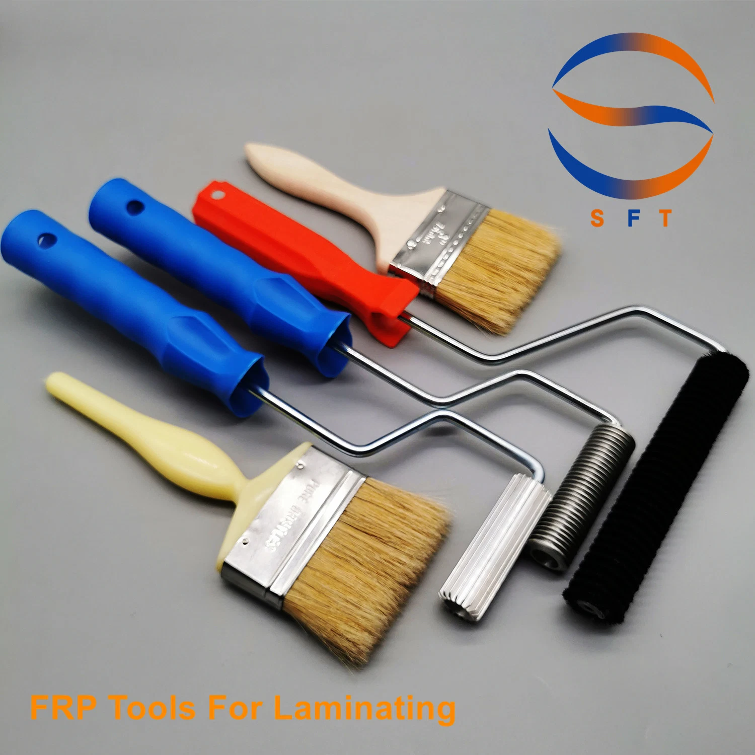 4'' Pure Bristle Brush Paint Brush for FRP Laminating