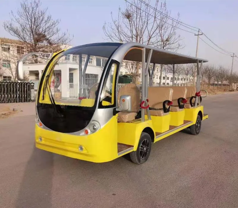 Qingdao Wholesales Precio Autobús de la Ciudad Nueva Energía Electric Sightseeing Car