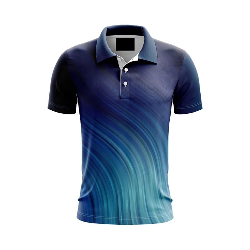 Último diseño Top Quality Custom Logo Sublimation Polo para hombre