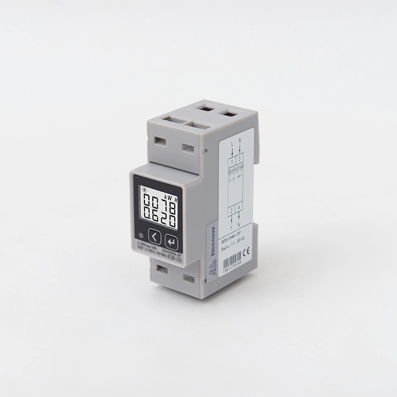 DIN Rail Digital Energy Meter Kwh Voltage Current Power Consumption Meter