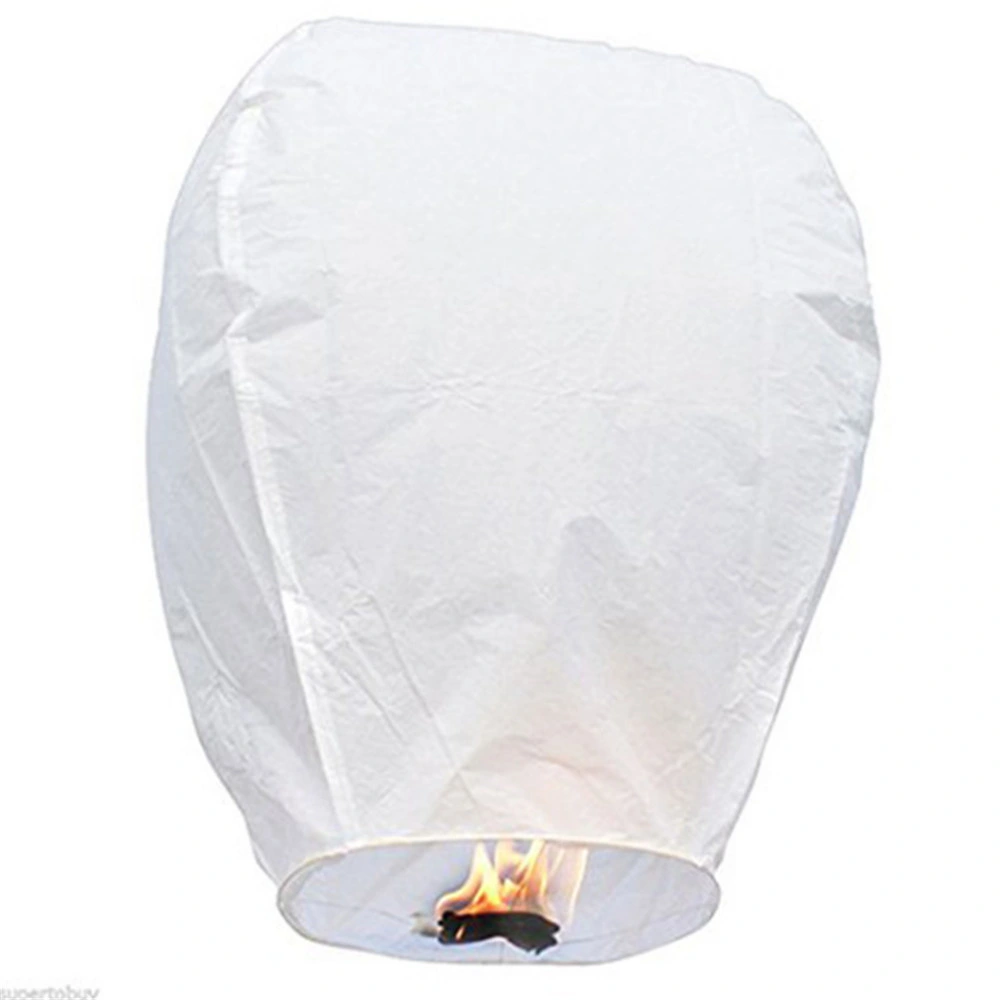 White Paper Sky Wishing Light Lantern