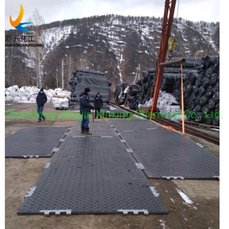 Construction Composite Mobile Access Matting for Temporary Roads