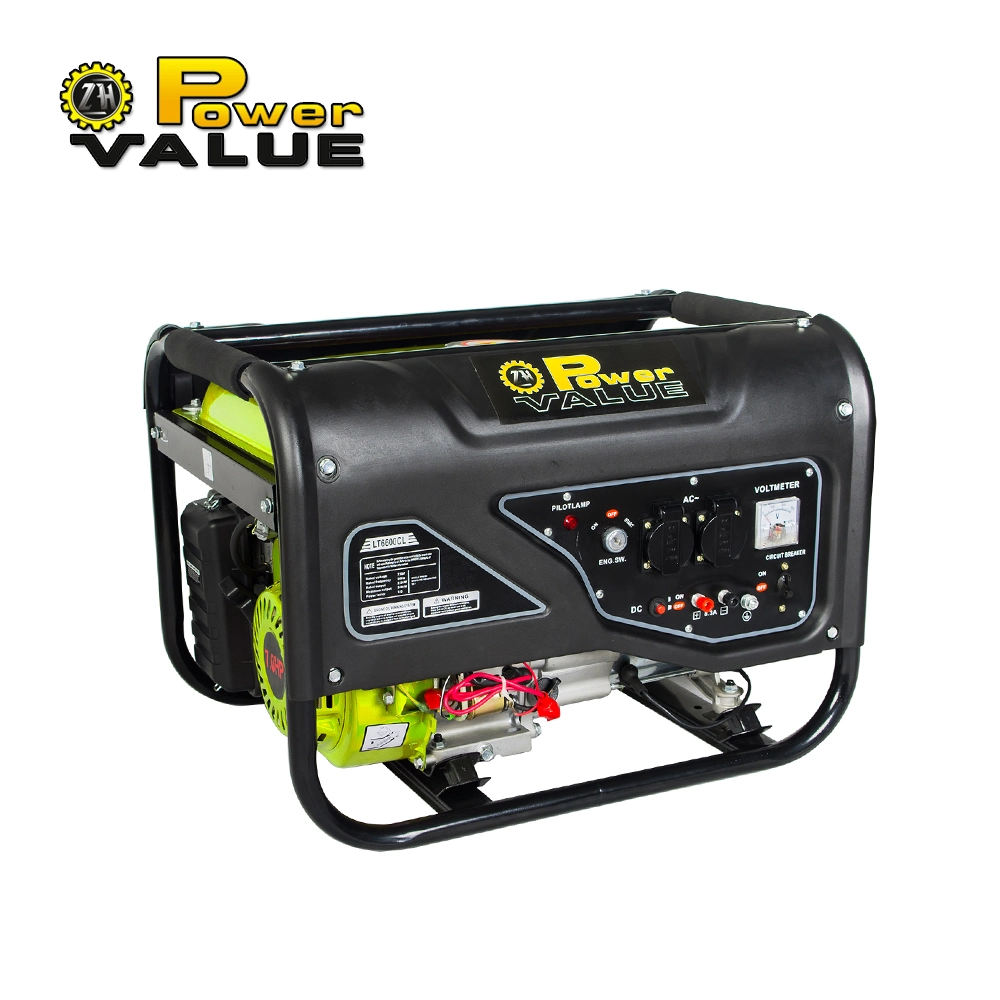 Power Value 2kw Fuel Save Long Run Time China Fuelless Single Phase Kick Start Key Start Gasoline Petrol Generator Portable