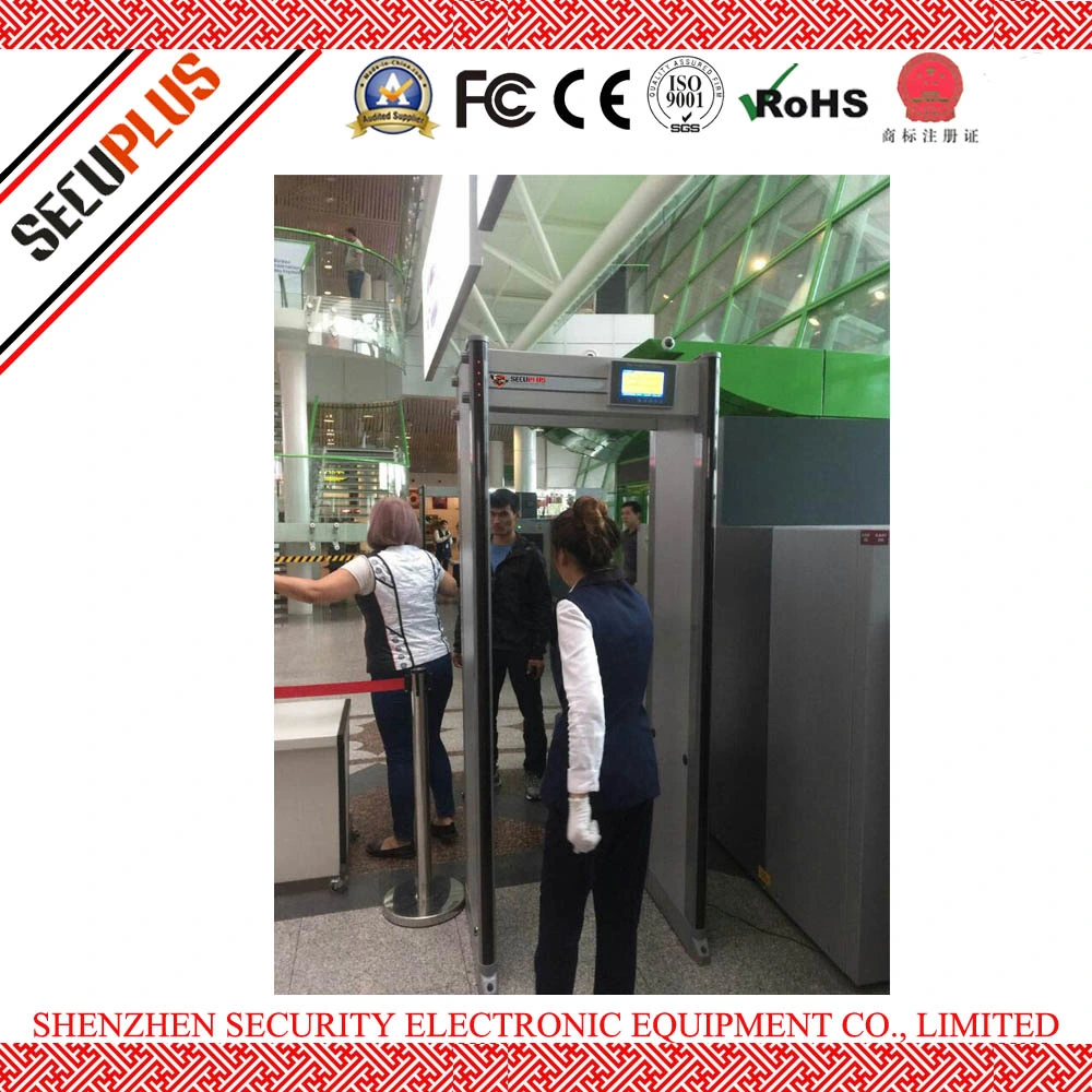 Auto Alarm security people screening machine metal detector system