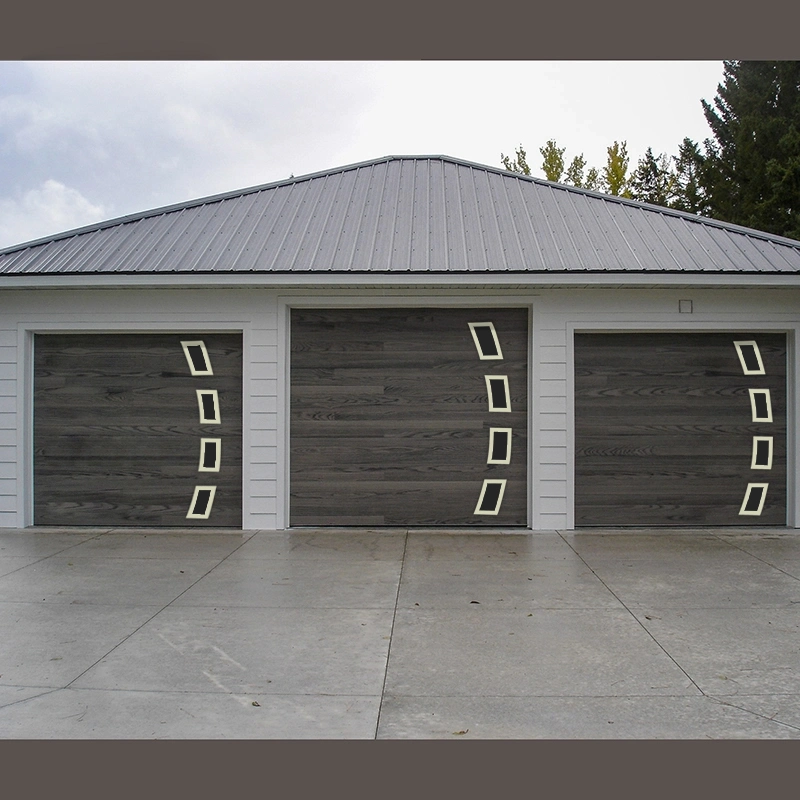 Aluminum Clear Frost Glass Panel Garage Doors Prices for Sale