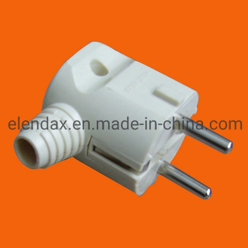 European Style Straight Shape Electric 2 Pin Power Plug (P7053)