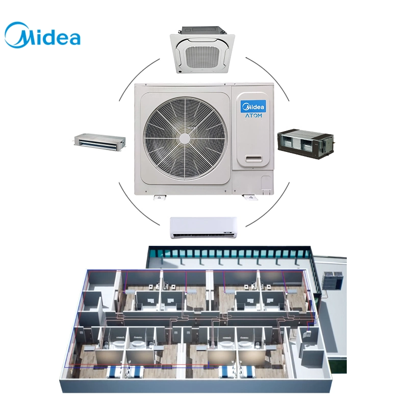 Midea 6.5HP 60kbtu Fácil instalación y servicio de refrigerante R410A Minisplit AC 50Hz on/off Mini Split aire acondicionado