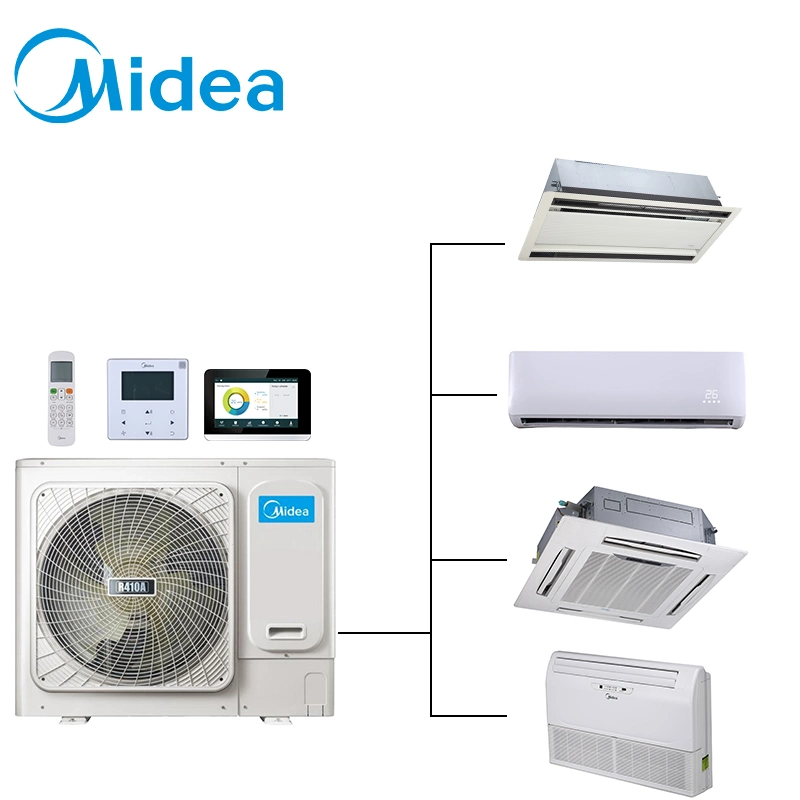 Midea 6HP 16kw Vrf Mini Series Heat Pump High Eer DC Inverter Vrf Air Conditioner Multi Split AC Central Air Conditioning with Energy Saving