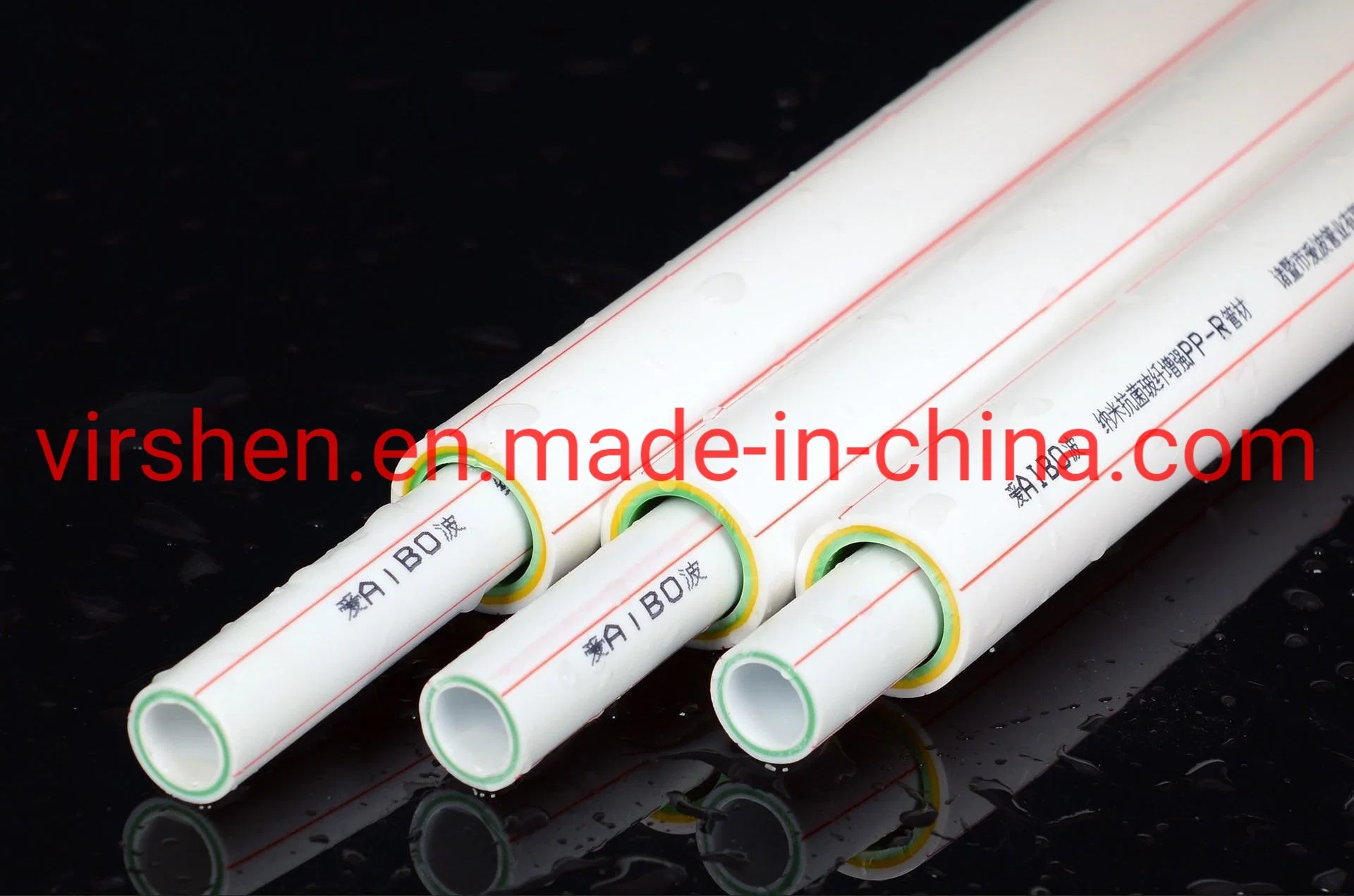 Fiber Glass Reinforced PPR Composite Pipe for Hot and Cold Water