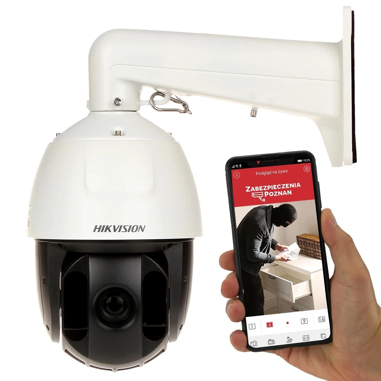 Hikvision 7 Inch 4 MP 32X Powered by Darkfighter IR Network Speed Dome P CCTV Security Camera