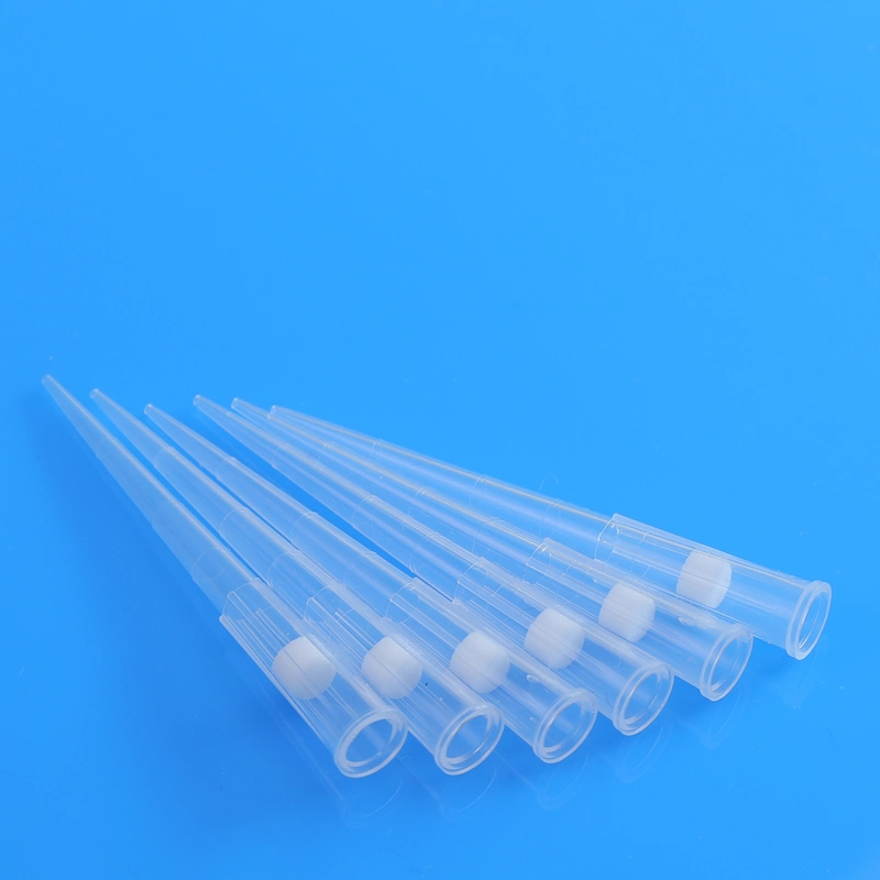 prix d'usine10UL 20UL 200UL 500UL 1000UL 1250UL Pointes de pipettes filtre stérile