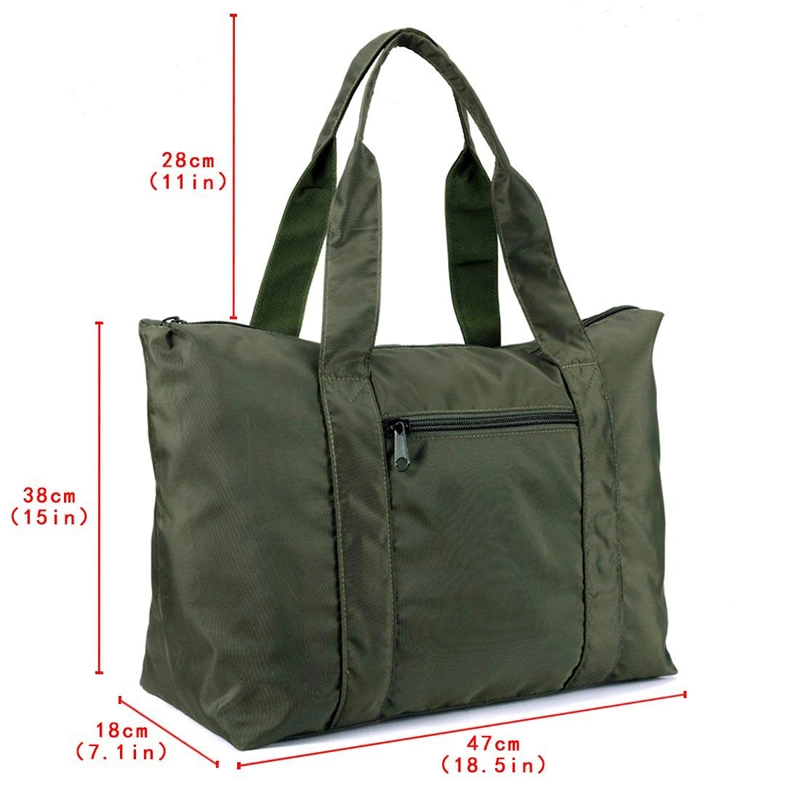 Fashionable Green Travel Bag Duffel Bag Pouch Handbags (FRT3-464)