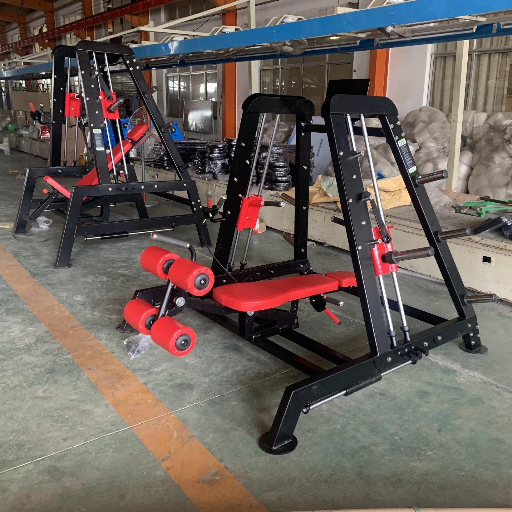 2021 La mayoría Popular Gimnasio Power Gym Smith Máquina Con Sistema Dual (AXD-FL05).