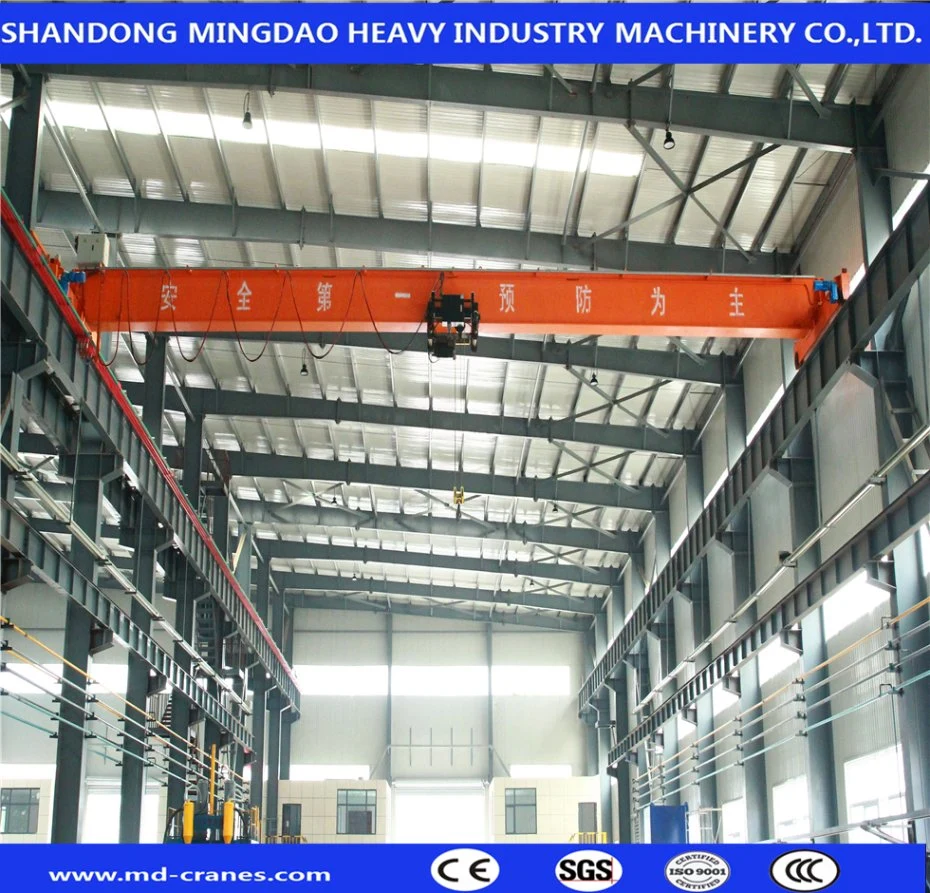 ISO/CE/SGS New Type 5t 15t 30t to 300t Capacity Construction Equipment Highest Work Class European Wire Rope Hoist Best Eot Single Girder Overhead Crane