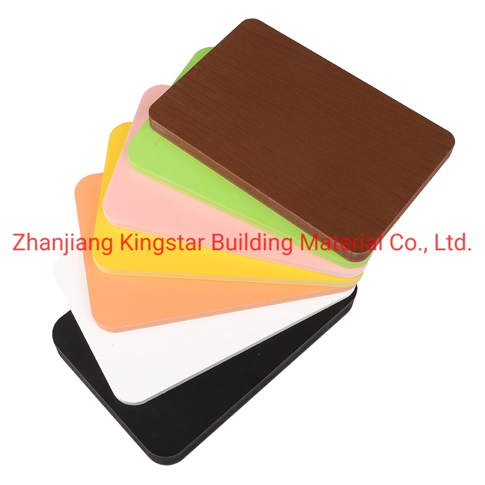 Kingstar Waterproof White Black Rigid PVC Expanded Forex Foamex Celuka Extruded Sheet Panel PVC Panel