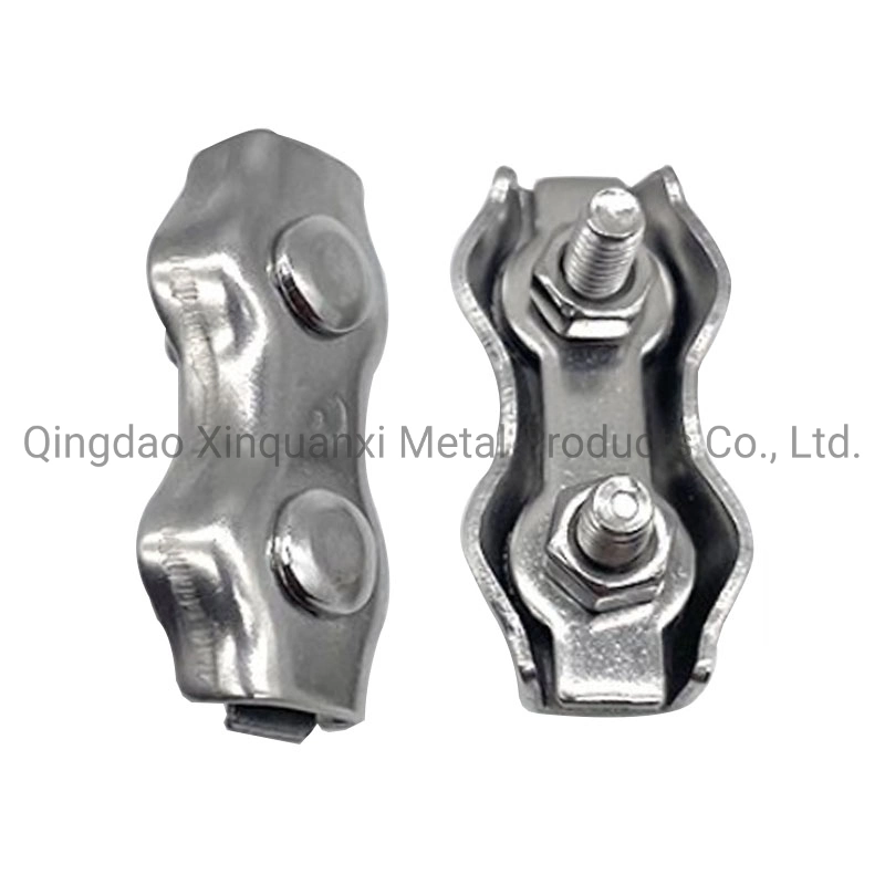 Cable Clamps Stainless Steel Wire Rope Clamp Duplex Wire Rope Clip