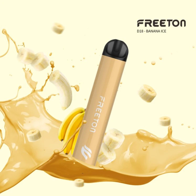 FREETON 2021 Nuevo Diseño vaporizador recargable Muestra gratuita 1500 inhalaciones Mini dispositivo desechable Vape Pen