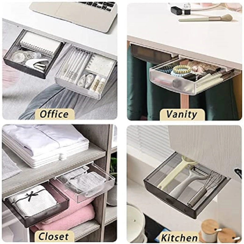 Under Desk Drawer Moulds Storage Organizer Molds Slide-out Drawer Plastic Moulds