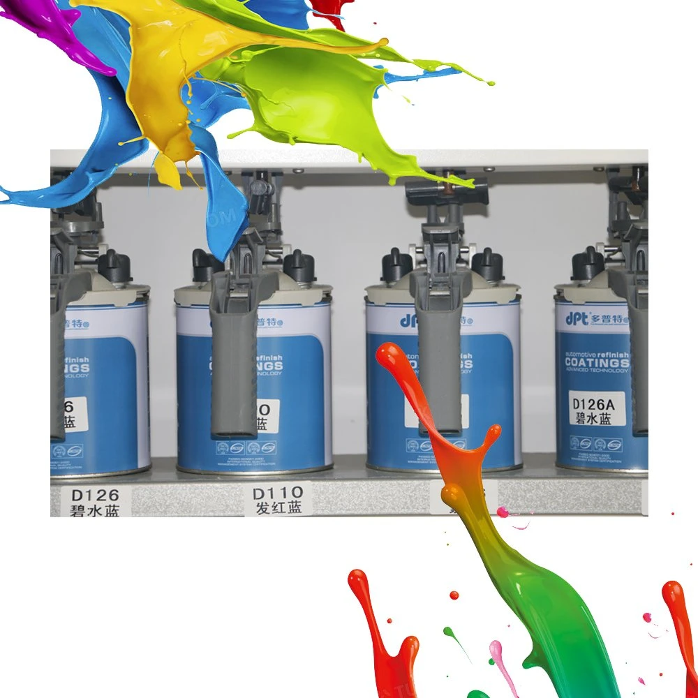 High Performance Auto Refinish Color Automotive Spray Metallic Paint