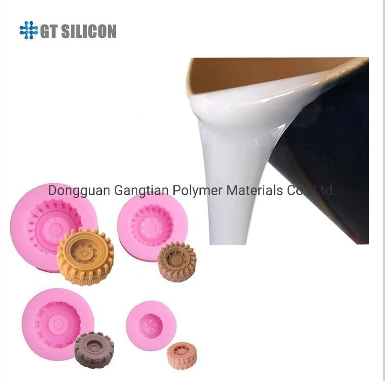 FDA Approval RTV-2 Lrs Platinum Addition Cure Silicone Rubber Soft Good Tensile for Molds Making